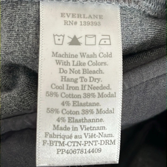 Everlane The Dream Pant in Dark Gray - Size Small - Picture 7 of 7